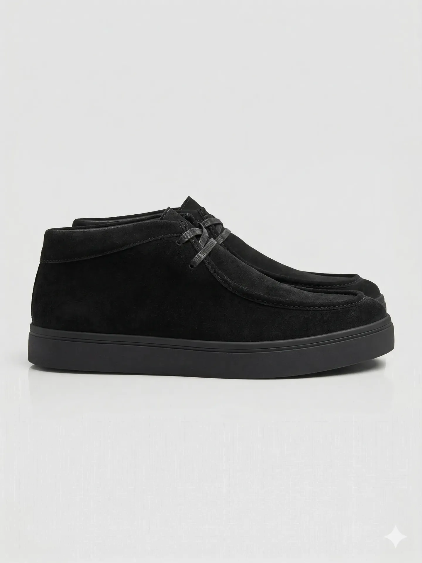 Zara high suede shoes