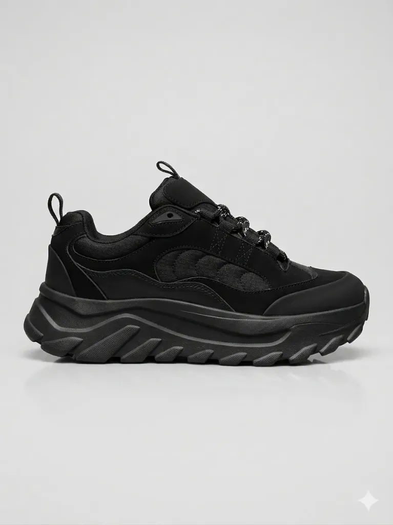 Zara dad sneakers black (41)