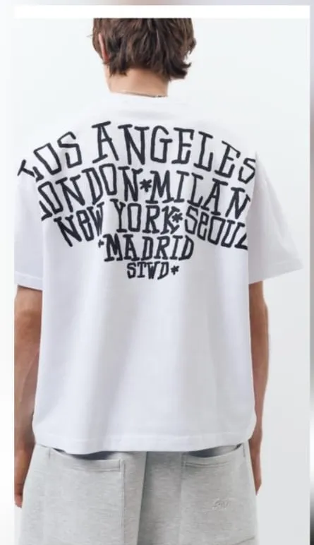 T SHIRT PULL &BEAR STWD LOS ANGELES  S2026