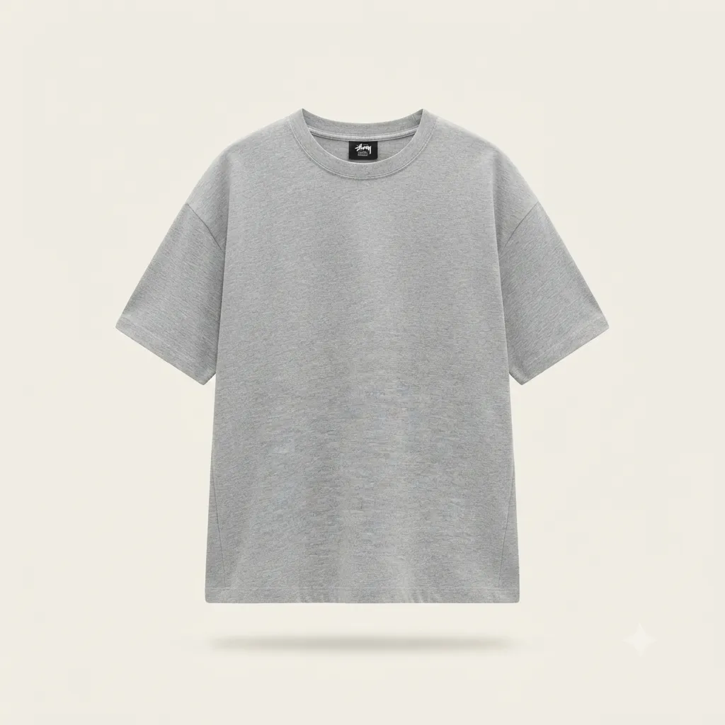 [SS-STU-1039-L-LIG] Basic stussy (light gray, L)