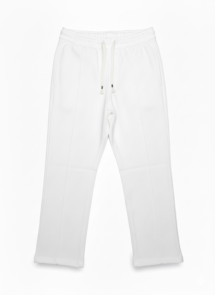 Sweatpant Wide-Leg Boss (White, M)