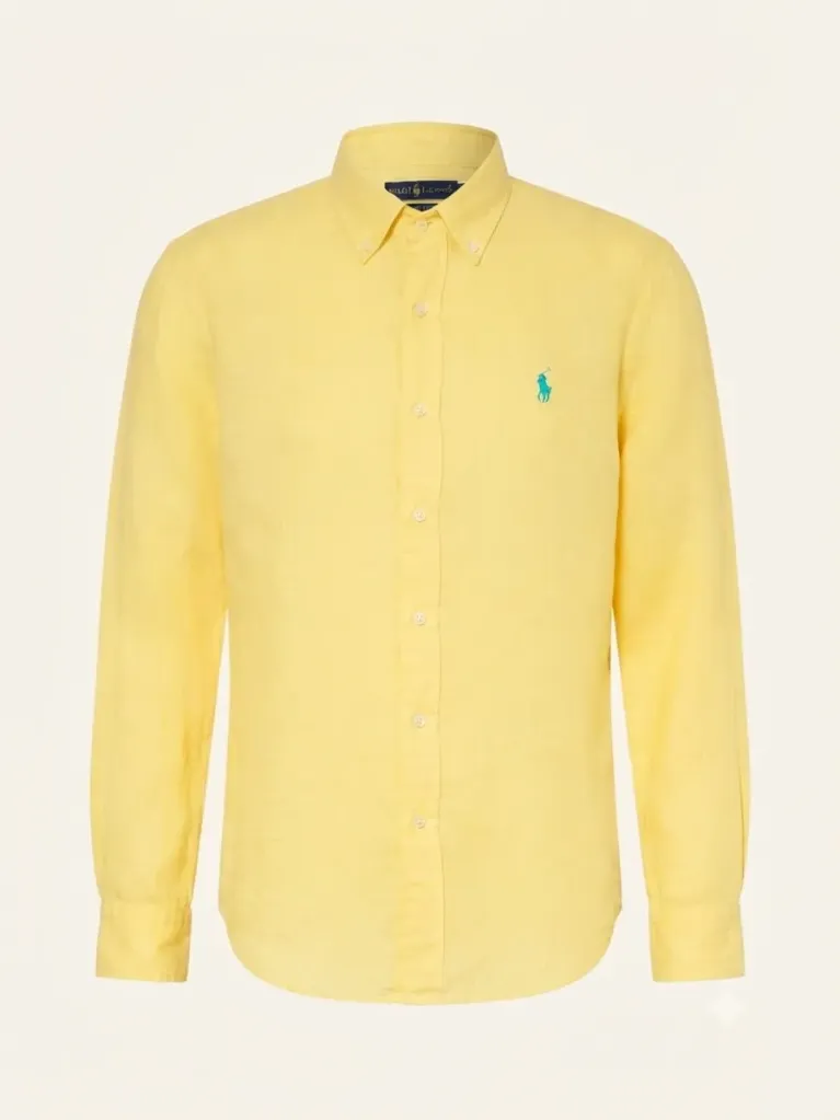 [SS-RL-1056-L-YEL] Polo Shirt RALPH LAUREN LOGO (L)