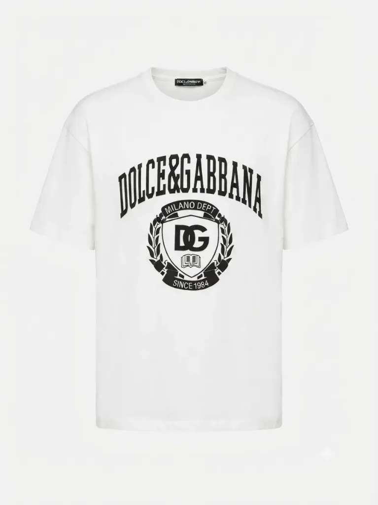 [SS-DG-1031-L-BLA] T-shirt DG Print MILANO (Black, L)