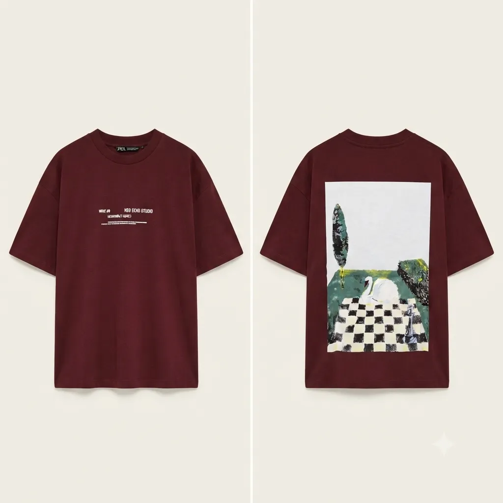 T-shirt Zara NEO ECHO STUDIO Print (S)