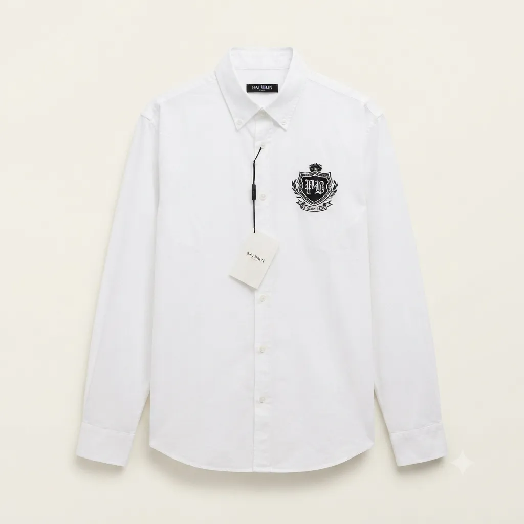 Shirt BALMAIN LOGO embroidery (S)