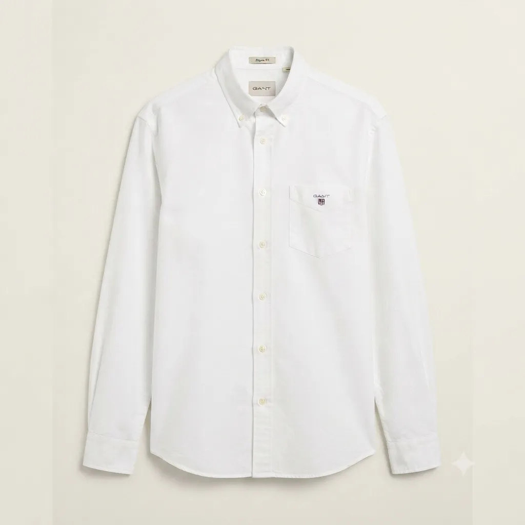 Shirt GANT embroidery logo