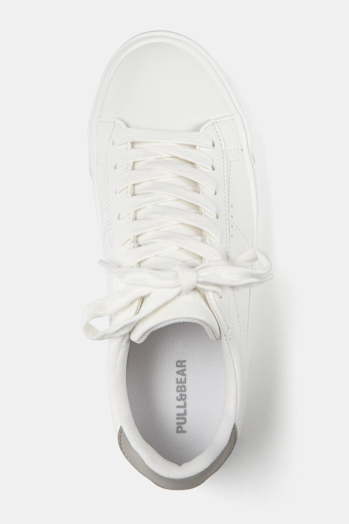 [101796] Sneakers Low-Top Bershka (White, 40)